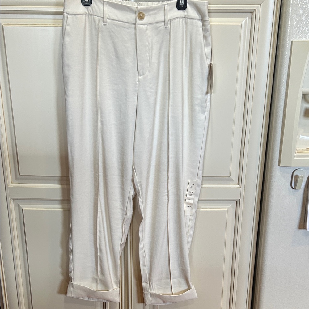 A New Day Cream Ankle Pants